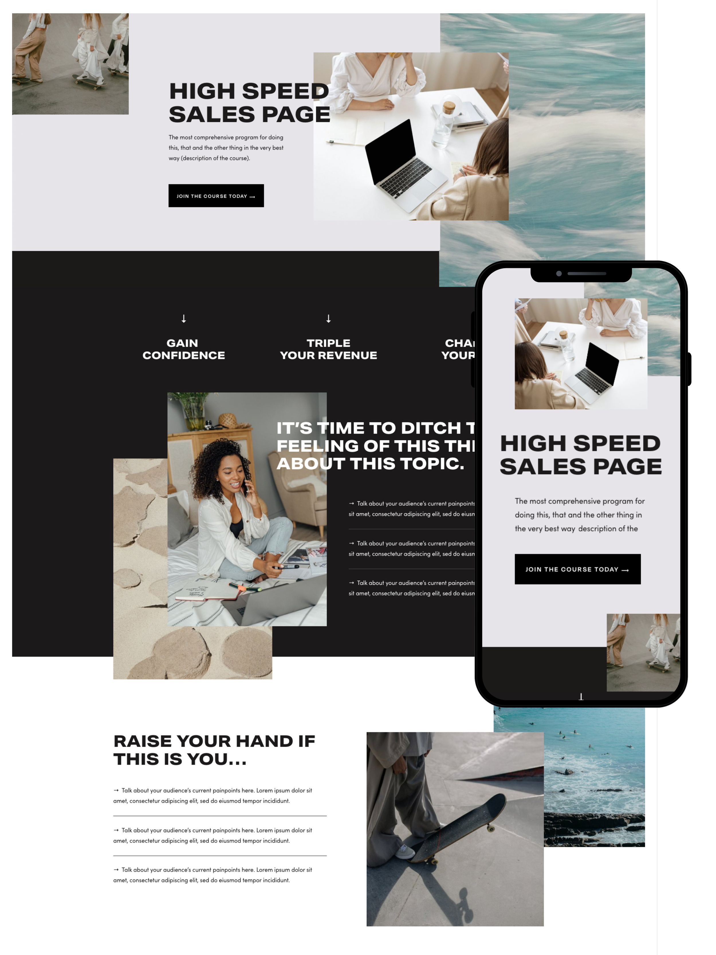 Sales Page Design | Elite Launch Design - Create in Al Ain for Higher Conversions