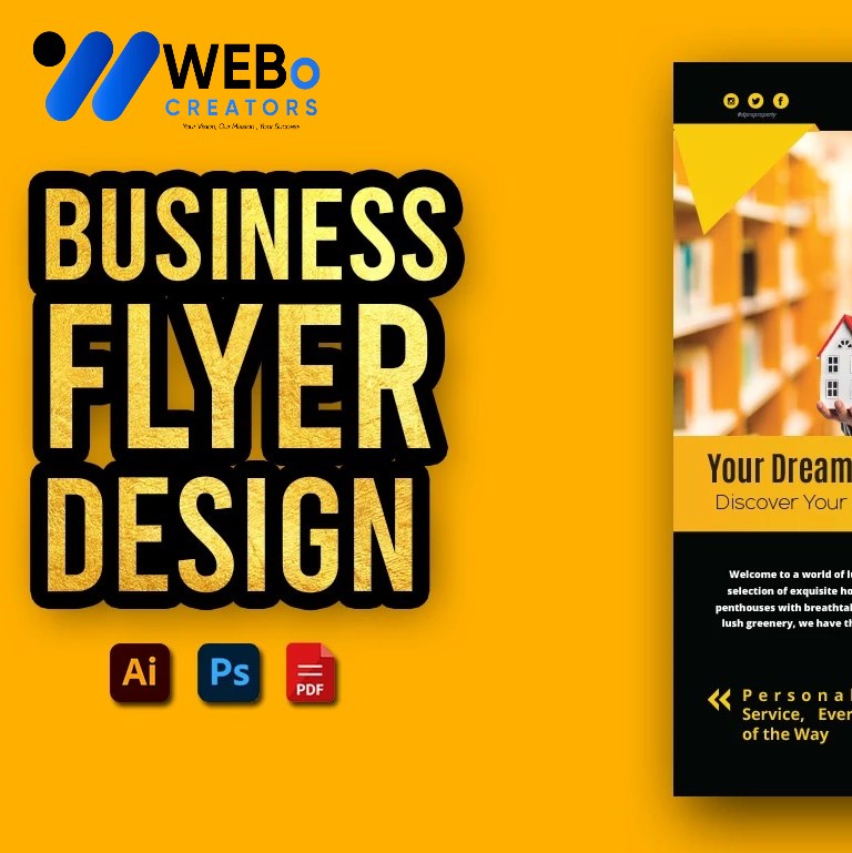 Creative Flyer Design for Moving Company in Al Ain | Flyer for Removals Services