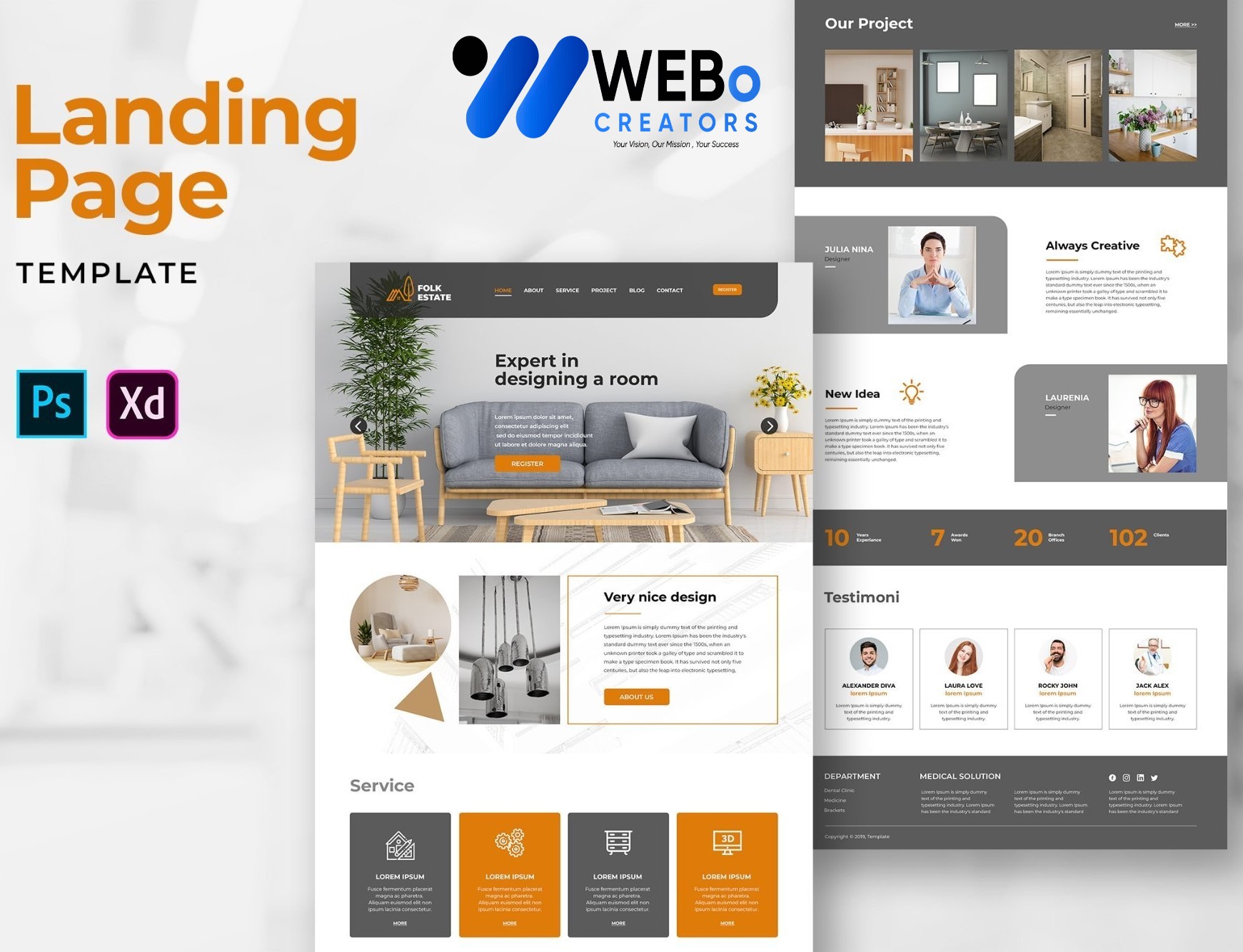 Creative Landing Page Designs, Themes, Graphic Elements for Al Ain Businesses 2026